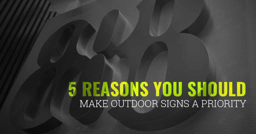 5 differences between indoor and outdoor business signs