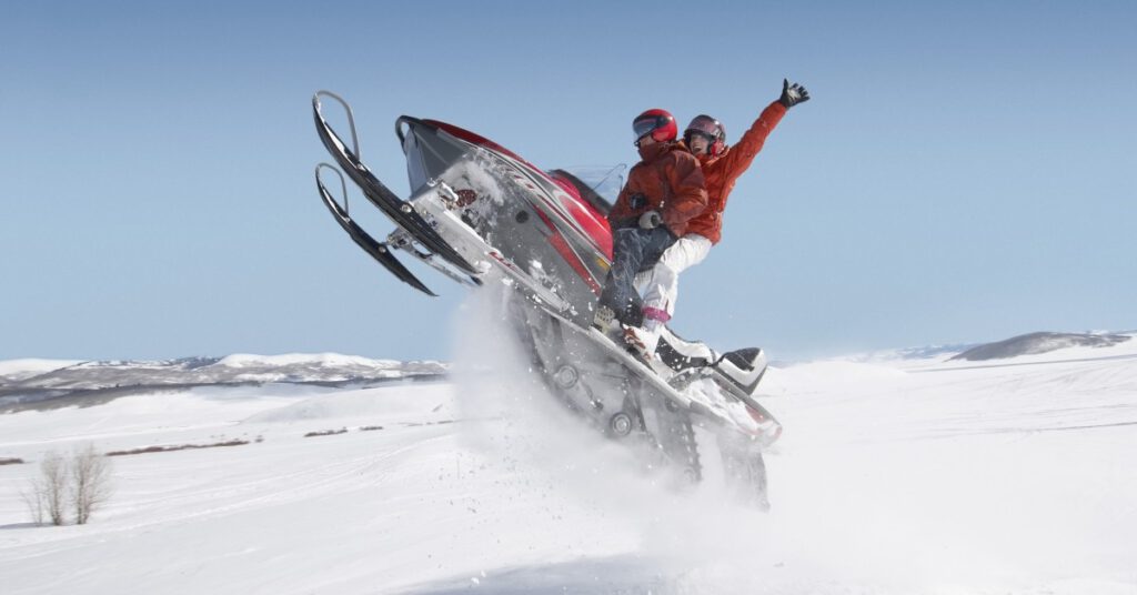 photo of a snowmobile
