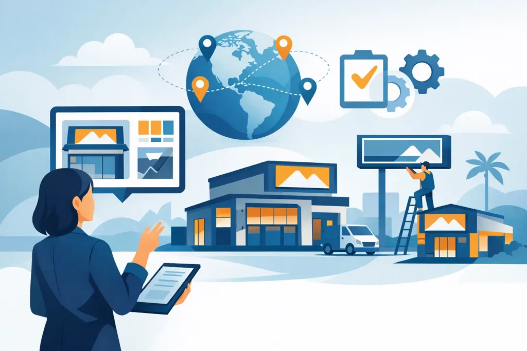 How a Multi Location Signage Company Builds Consistency