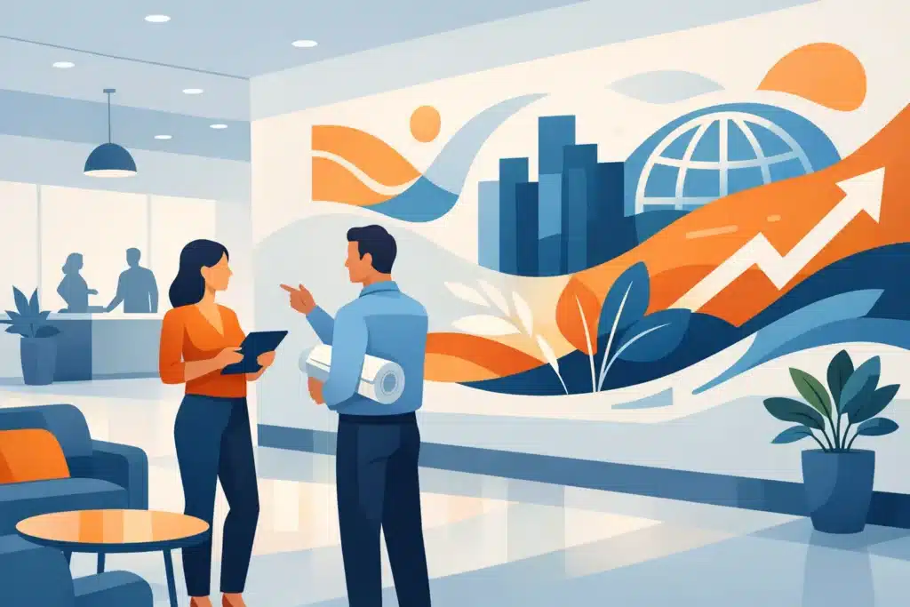 How to Design Lobby Graphics That Work Harder