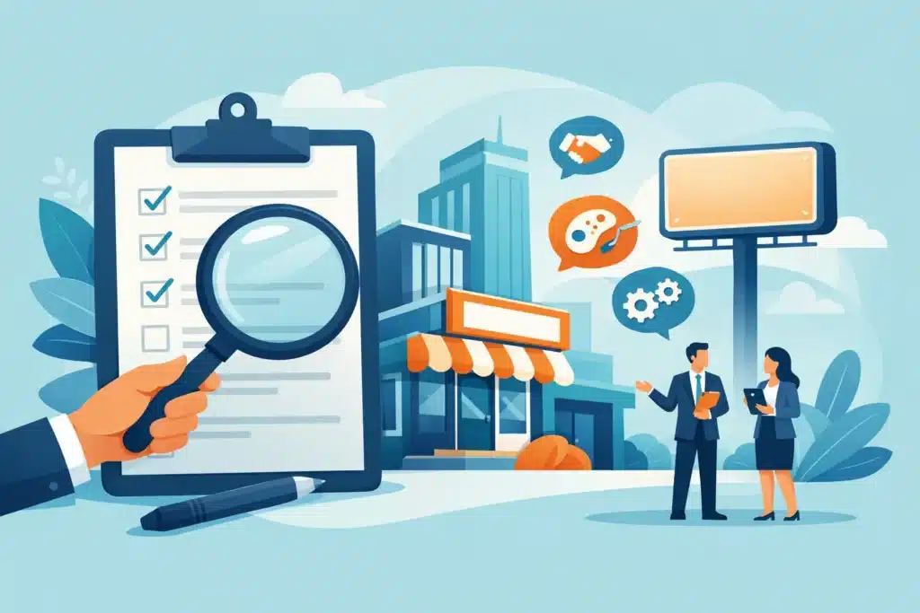 Sign Company Selection Checklist for Business