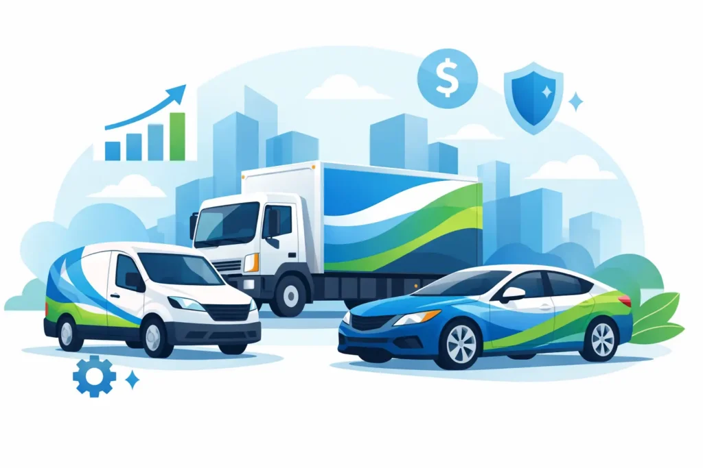 Top Benefits of Fleet Wraps for Growing Businesses