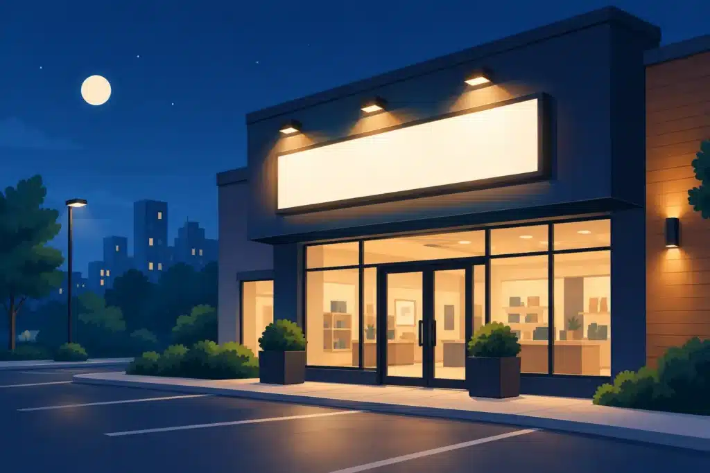 Sign Lighting That Works After Dark for Your Business