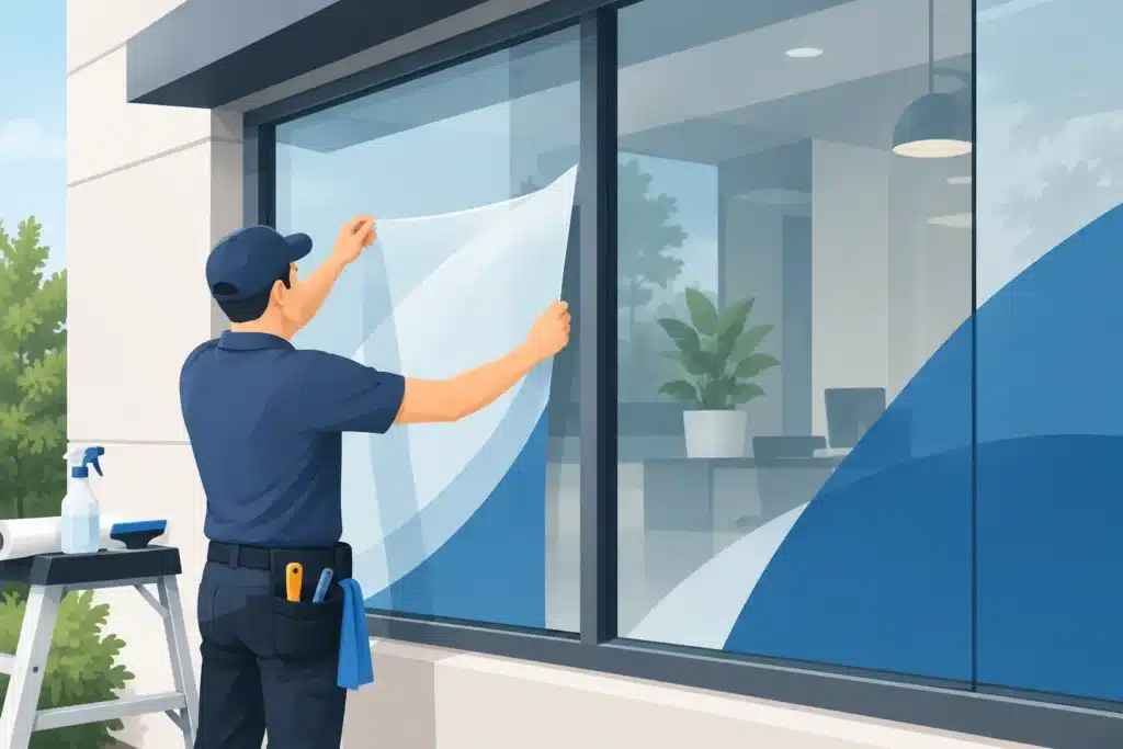Installing Window Graphics for a Clean Finish